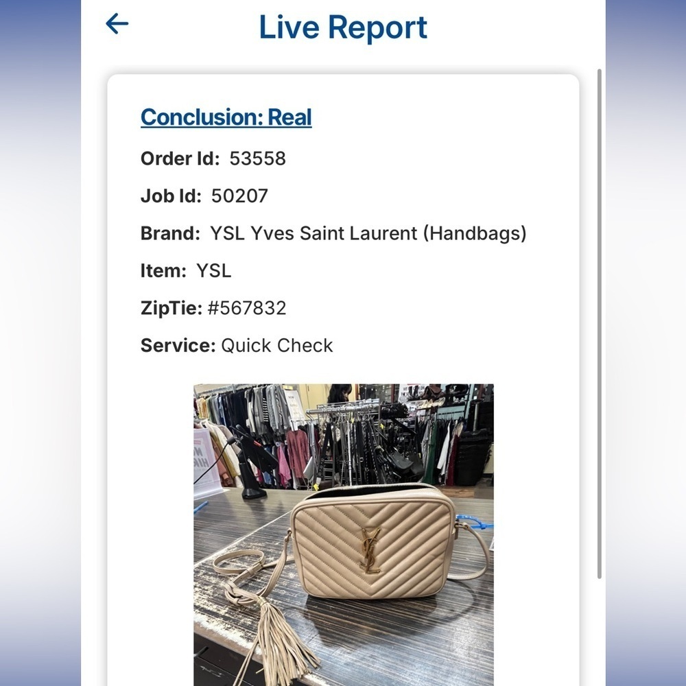 Yves Saint Laurent YSL Camera Bag Dark Beige with Dustbag - Picture 17 of 17